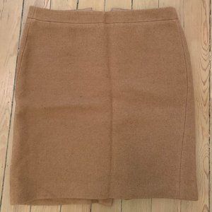 J Crew Factory Double Serge Wool Pencil Skirt Size 4